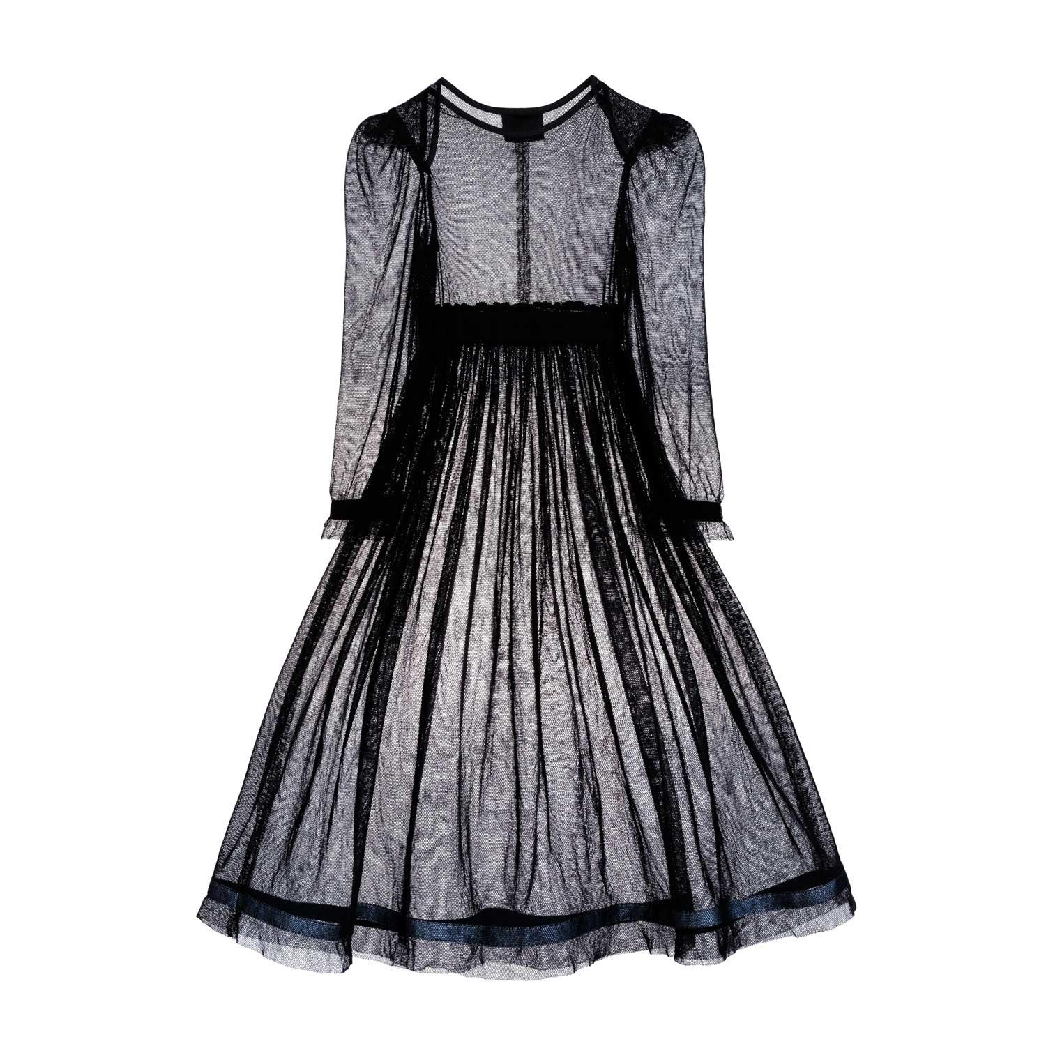 Infantium Victoria Girls Black Tulle Dress Tüllkleid Schwarz 116