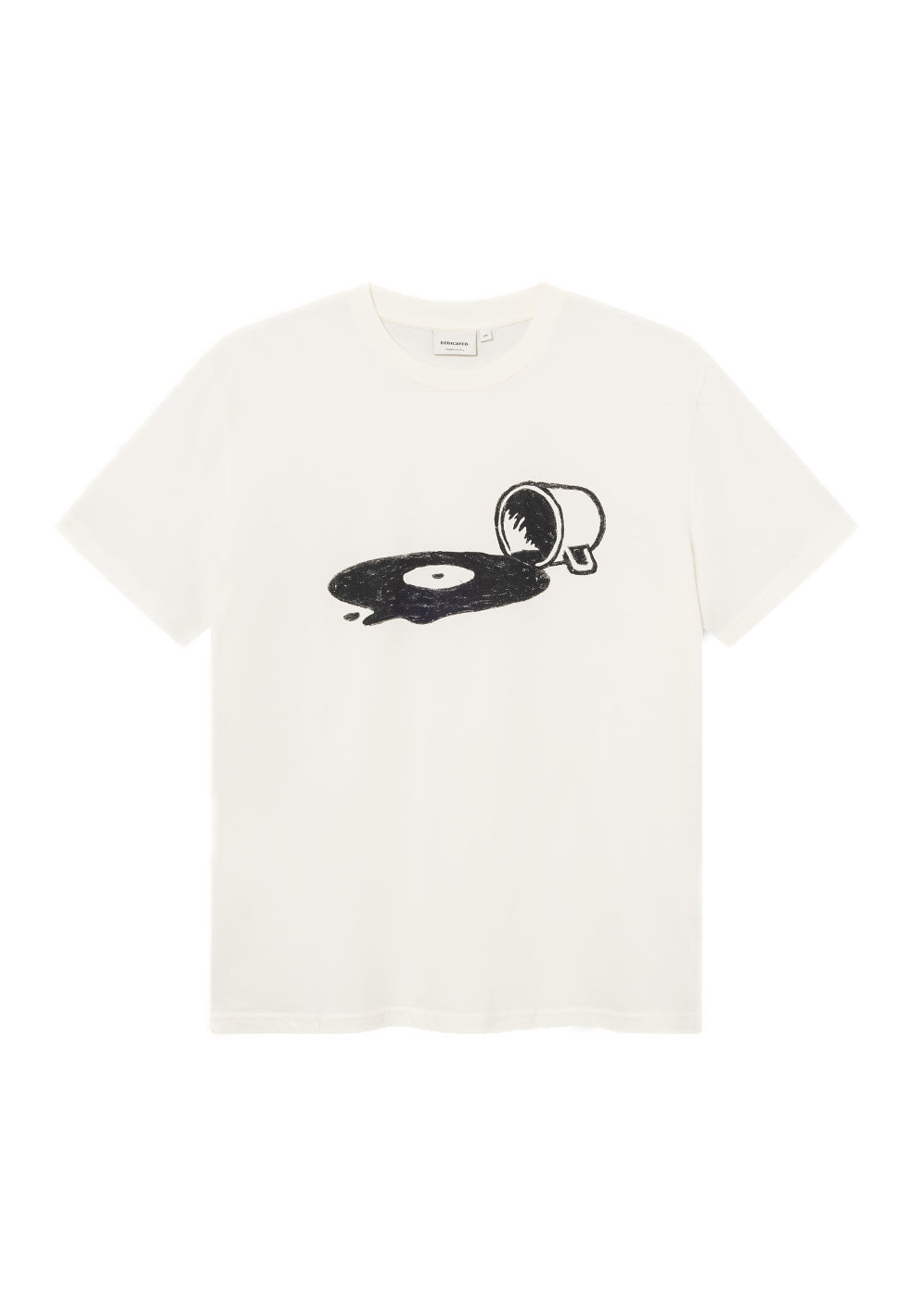 marlowe nature Stockholm Spilled T-Shirt whisper white Bio-Baumwolle