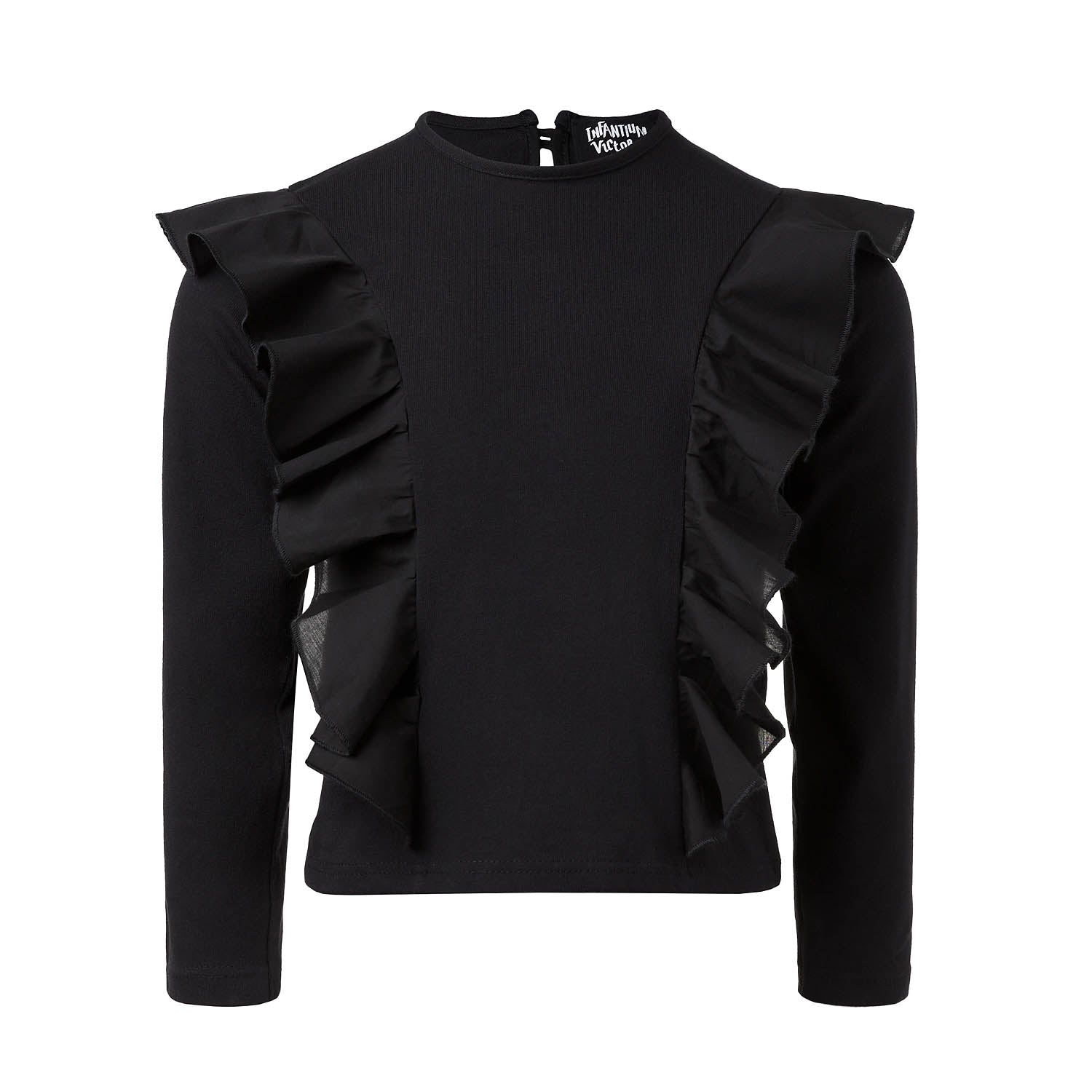 Infantium Victoria Flounce Longsleeve Langarmshirt schwarz Gr.98