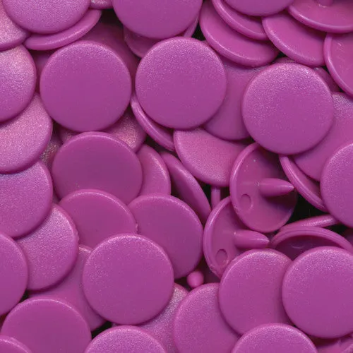 Kam Snaps B56 Druckknöpfe Violett 50 Sets matt