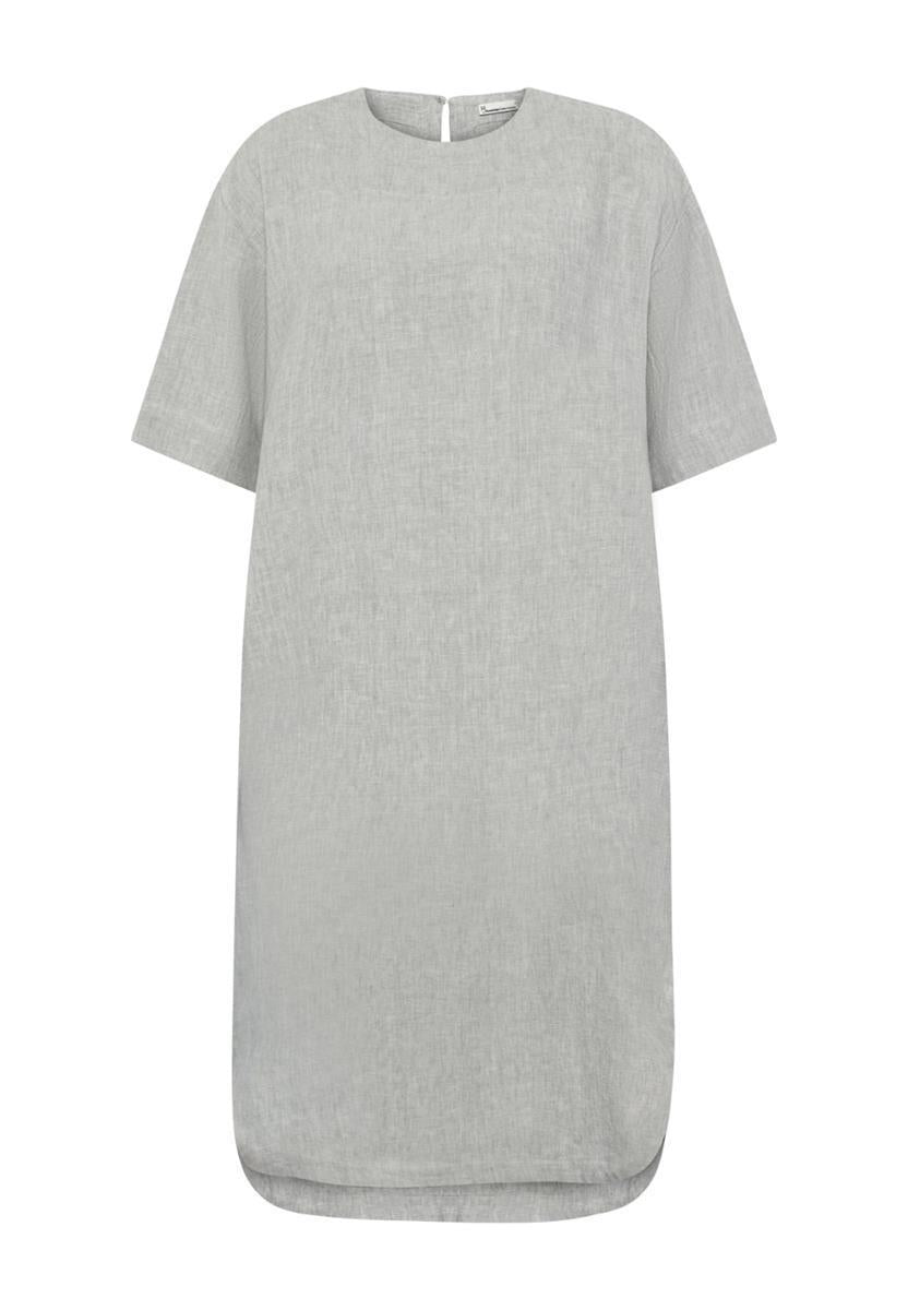 Marlowe Nature Kleider Organic Linen T-Shirt Dress Kleid grey