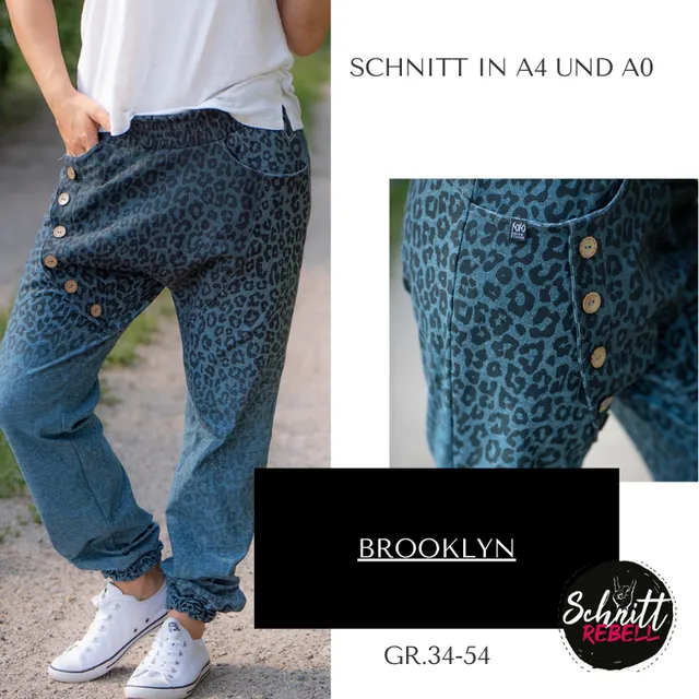 Schnittrebell Brooklyn Ebook Baggyhose Gr. 34-54 PDF