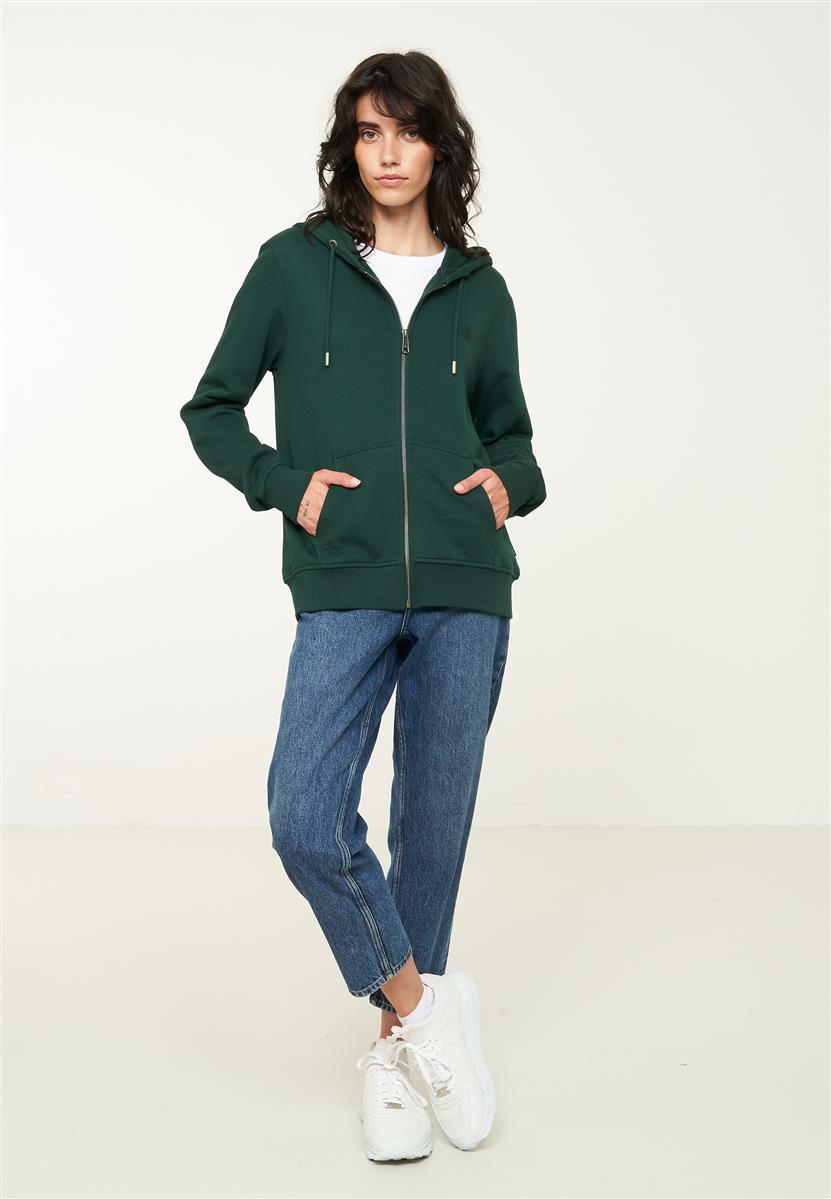 marlowe nature Dahlia Sweatjacket Sweatjacke greige M Bio