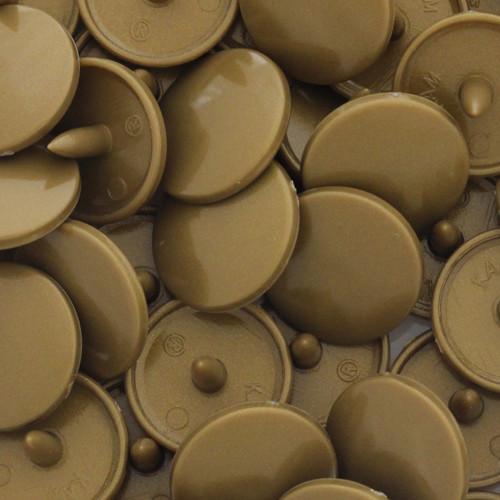 Kam Snaps Plastic Snaps B11 Gold Druckknöpfe 50 Sets extra lang