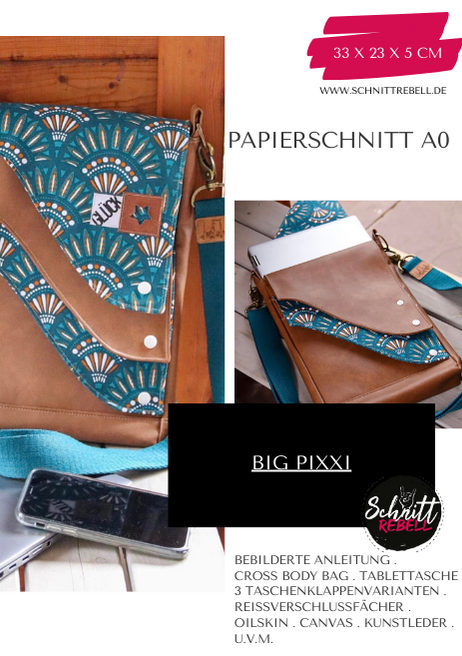Schnittrebell Papierschnitte Big Pixxi Taschenschnitt 33x23x5 cm