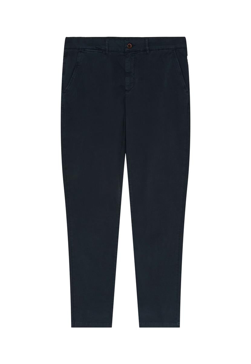 marlowe nature Luca Comfort Pant Chino black jet Bio-Baumwolle