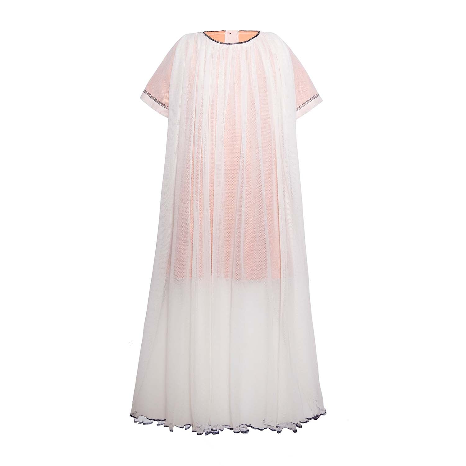 Infantium Victoria Tüllkleid Mädchen Off-White Baumwolle