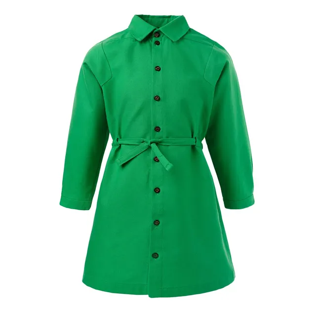 Infantium Victoria Meadow Shirt Dress Kleid grün Baumwolle