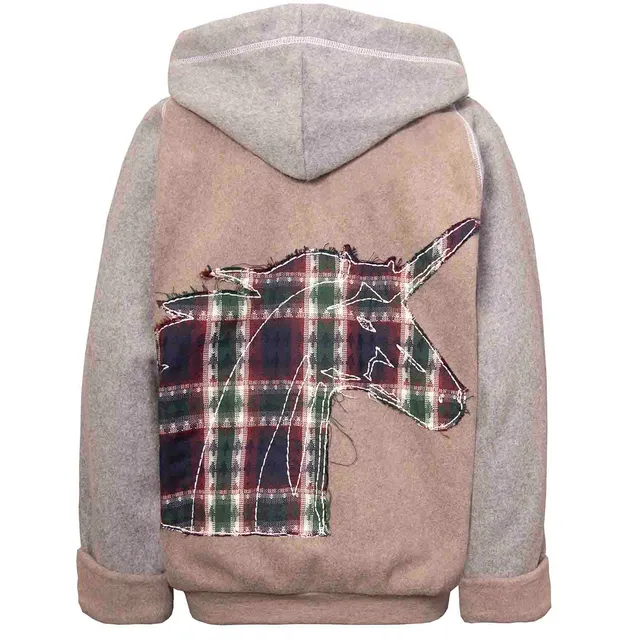 Infantium Victoria Fleece Hoodie Beige Einhorn 116