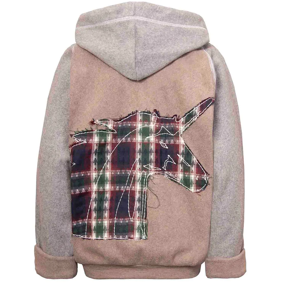 Infantium Victoria Fleece Hoodie Beige Einhorn 116