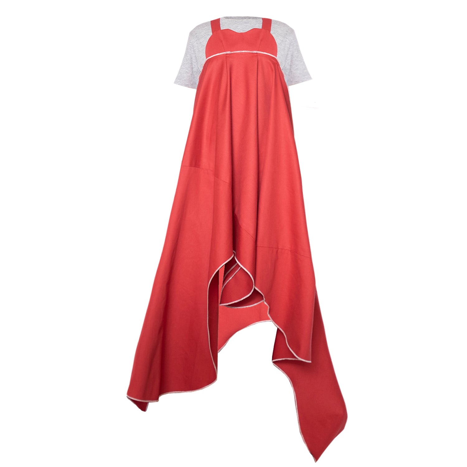 Infantium Victoria Red Zero-Waste Dress Kleid rot Baumwolle