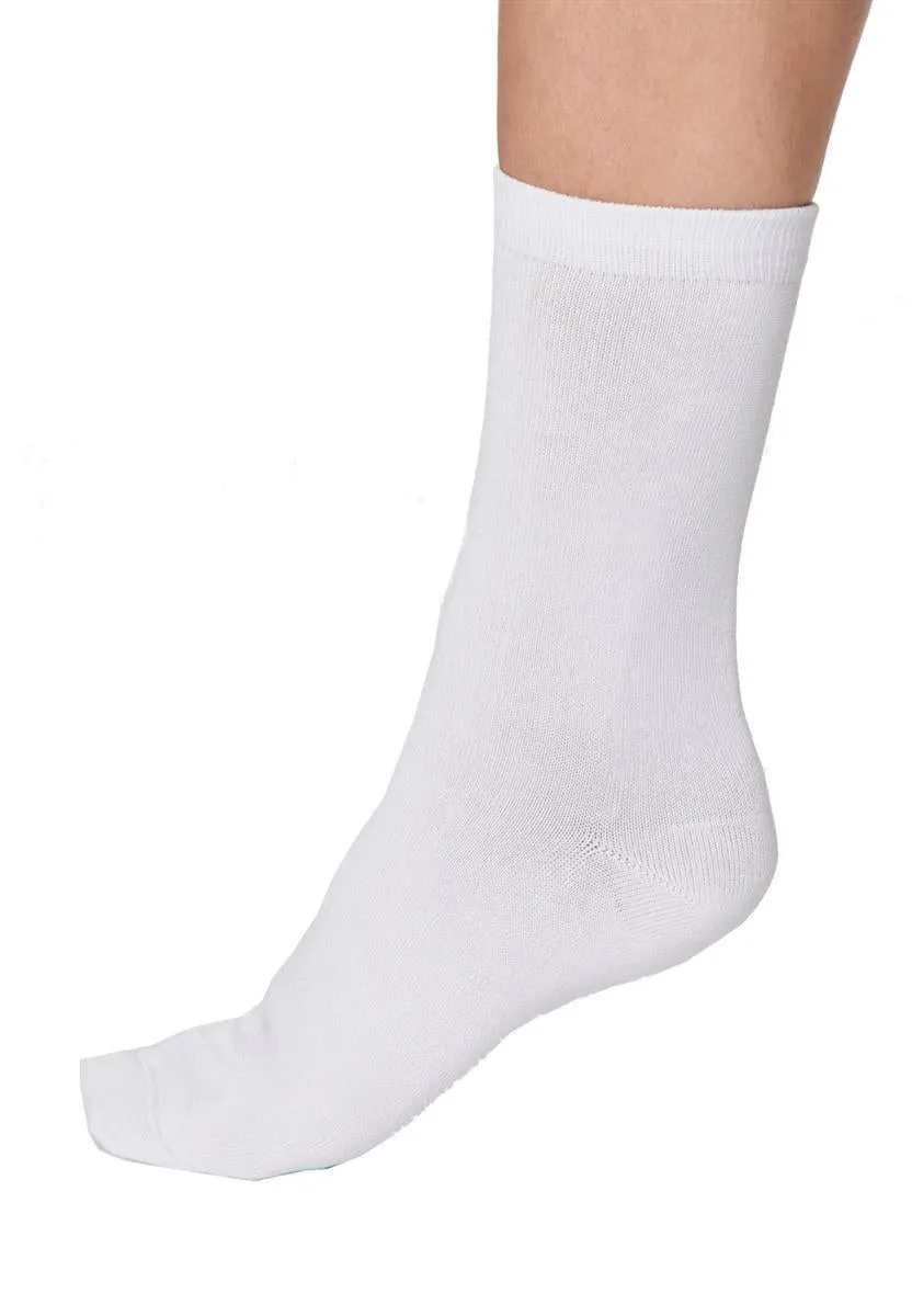 Marlowe Nature Jackie Bambus-Socken Weiß 36-41