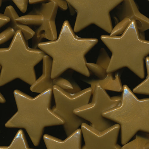 Kam Snaps Plastic Snaps Gr.20 Stern Gold 50 Sets