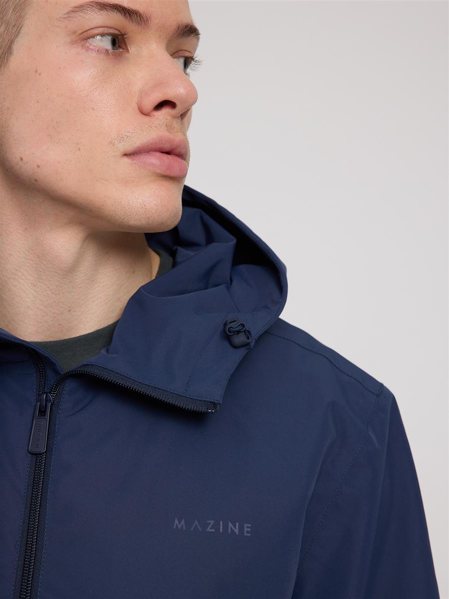 marlowe nature Rain Blouson Regenjacke mood blue recycelt