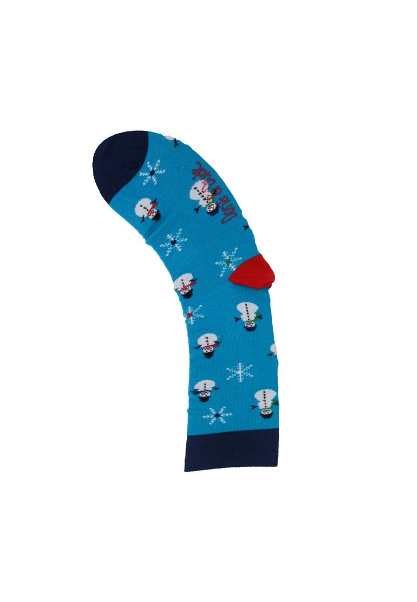 marlowe nature Snowman klein Socken navy Bambus 35-41