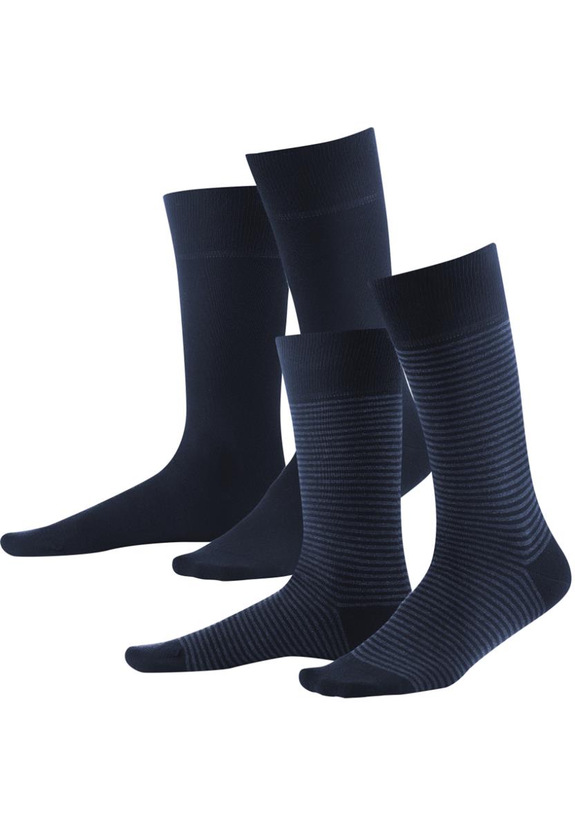 Marlowe Nature Arni 2er Socken black/anthra Bio-Baumwolle 43-46