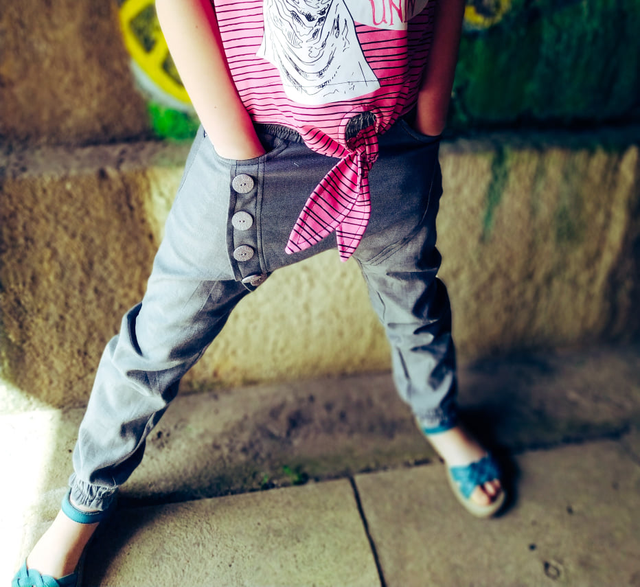 Schnittrebell Brooklyn Kids Baggyhose Papierschnitt 110-146