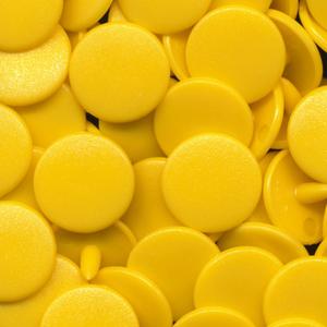 Kam Snaps Plastic Snaps B10 Druckknöpfe Gelb Matt 50 Sets