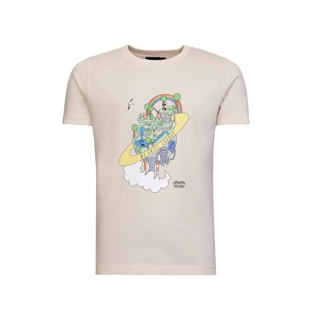 Infantium Victoria Earth Day T-Shirt Natur-Beige Familie