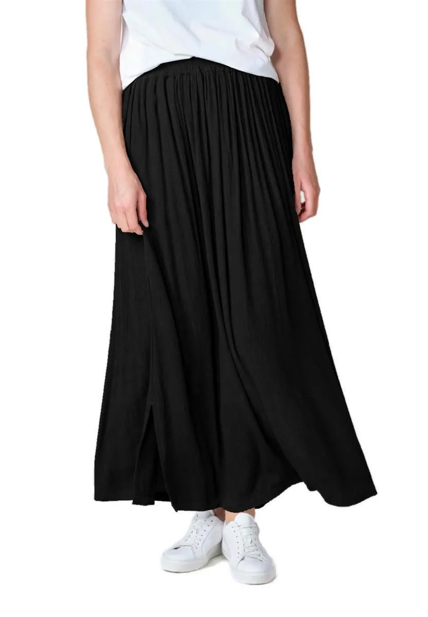 marlowe nature Jade Maxirock schwarz Lyocell Tencel