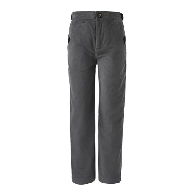 Infantium Victoria Grey Corduroy Pants graue Cordhose
