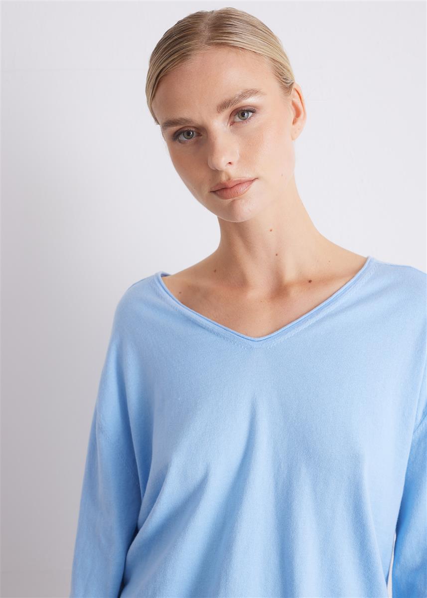 marlowe nature Guinevere Pullover frost Bio-Kaschmir