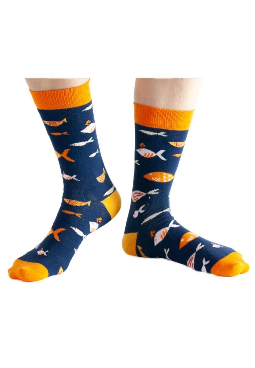 marlowe nature Fish Socken navy 36-40 Bambus-Mix