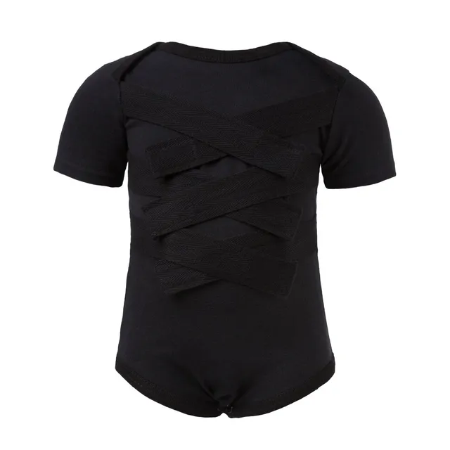 Infantium Victoria Gothic Black Onesie Body schwarz