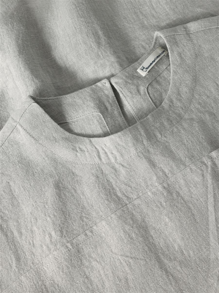 Marlowe Nature Kleider Organic Linen T-Shirt Dress Kleid grey