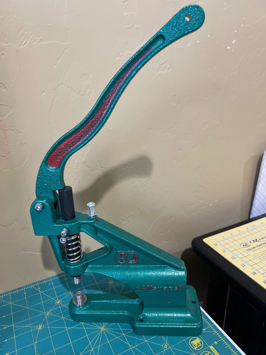 Kam Snaps Tools DK93 Tischpresse Druckknopfpresse Tiffany Blue