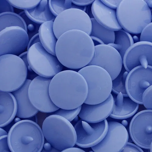 Kam Snaps B48 Druckknöpfe Blue Bell Glänzend 50 Sets
