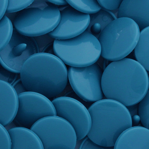 Kam Snaps B27 Druckknöpfe Stahlblau 1000 Teile glänzend
