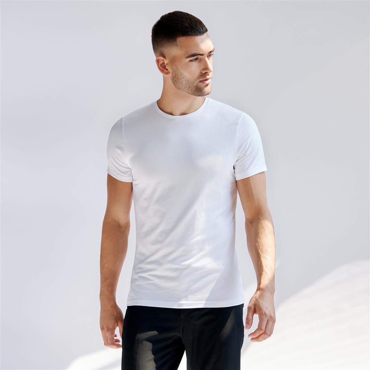 Marlowe Nature 2-Pack Crew-Neck T-Shirt Bio-Baumwolle schwarz
