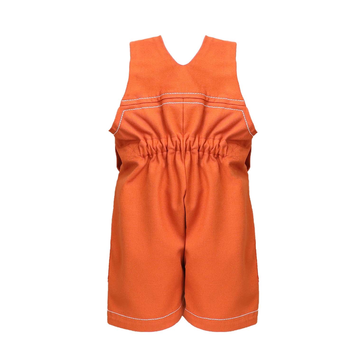 Infantium Victoria Terracotta Playsuit Overall terracotta Baumwolle