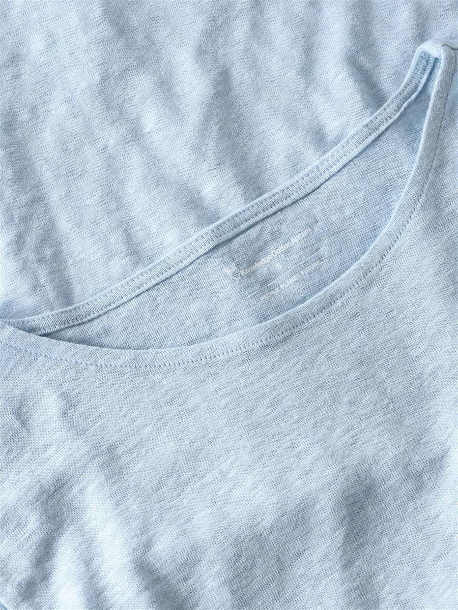 marlowe nature Loose Fold Up Linen T-Shirt total eclipse XS