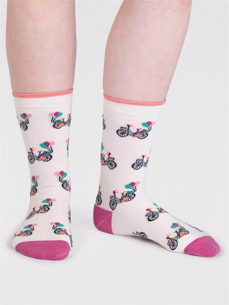 Thought Akia Bike Socks Bio-Socken grey marle 37-41