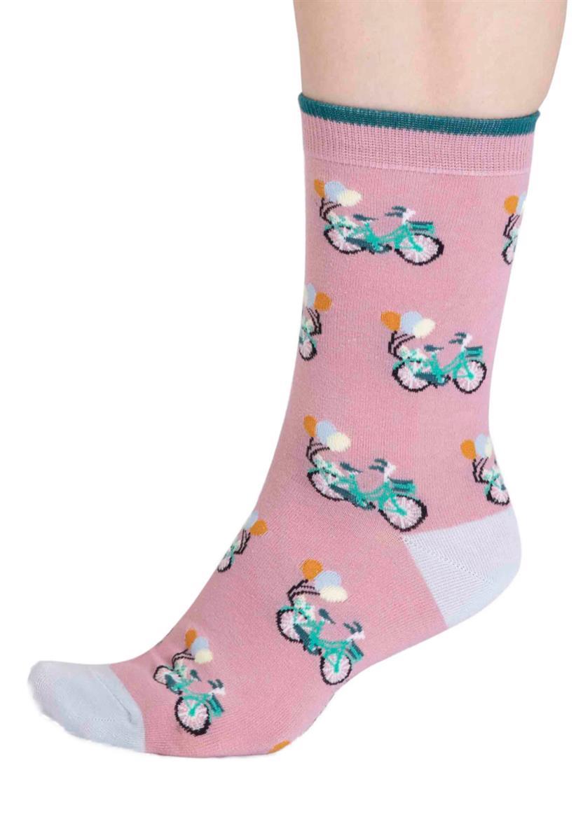 Thought Akia Bike Socks Bio-Socken grey marle 37-41