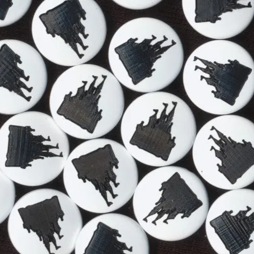 Kam Plastic Snaps Druckknöpfe Castle Größe 20 25 Sets zweifarbig