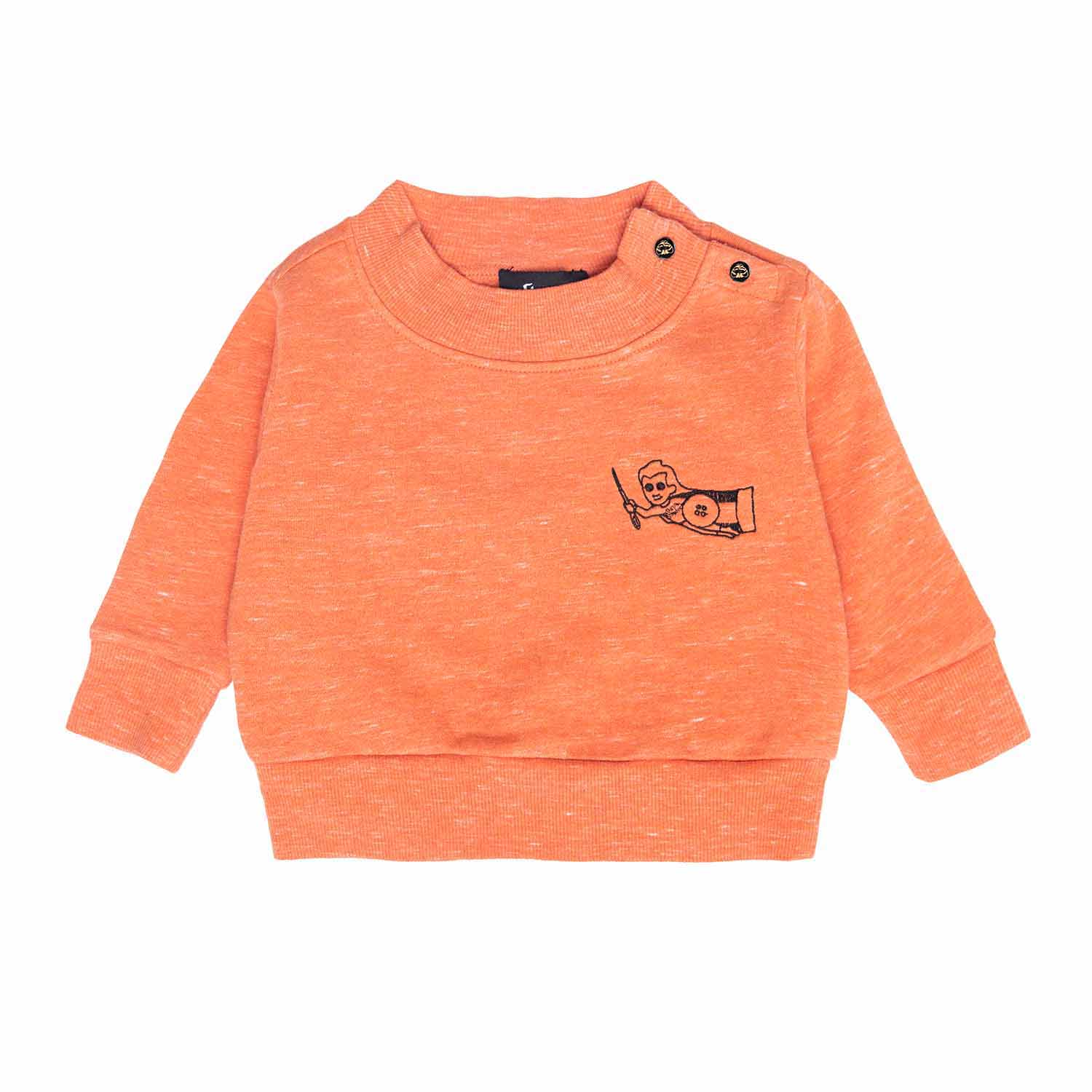 Infantium Victoria Baby Sweatshirt Orange 80 Bio
