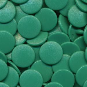 Kam Snaps Plastic Snaps B29 Druckknöpfe Jadegrün Matt 50 Sets