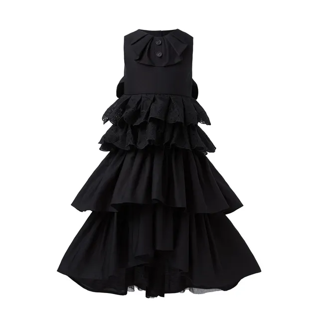 Infantium Victoria Steampunk Kleid Schwarz Spitze Baumwolle