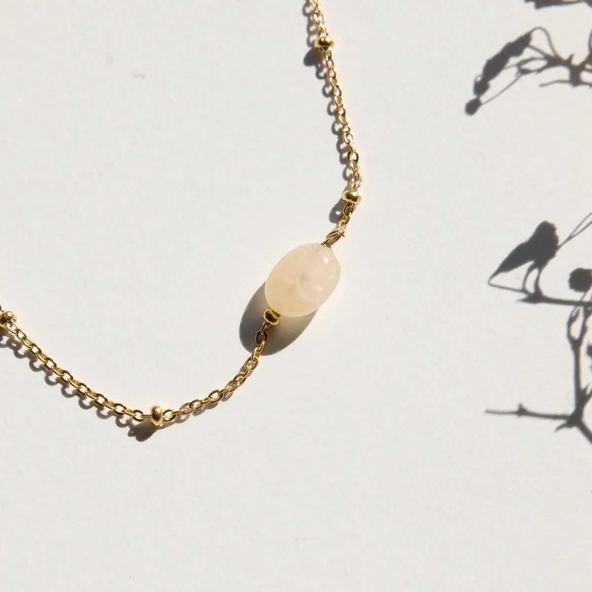marlowe nature Bracelet Gold Armband Edelstahl Creme-lets celebrate