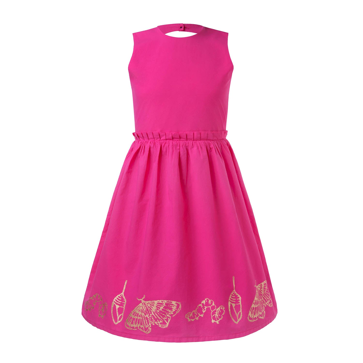 Infantium Victoria Flower Girl Dress Pink Gr 116 Bio Handprint