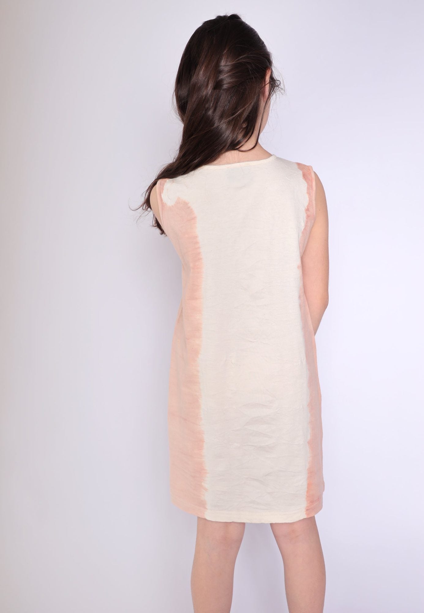 Infantium Victoria T-Shirt Kleid Rosa 104 Handblockprint