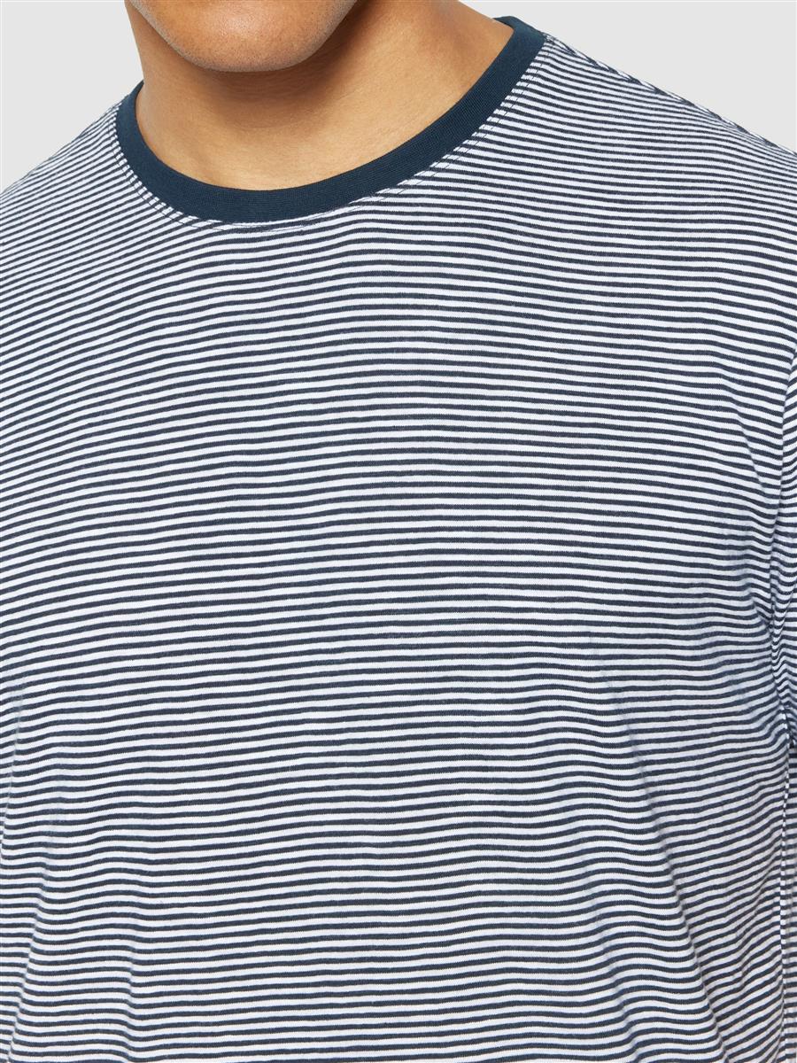 marlowe nature Striped T-Shirt Bio-Baumwolle blue stripe M