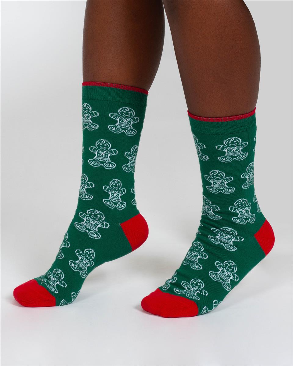 marlowe nature Gingerbread Socks Socken grün rot 37-41