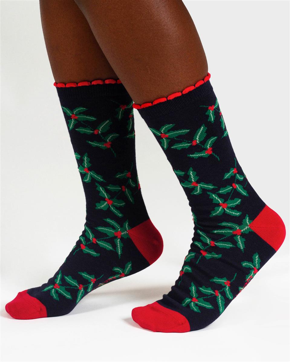Thought Birth Flower Socken Bambus holly 37-41