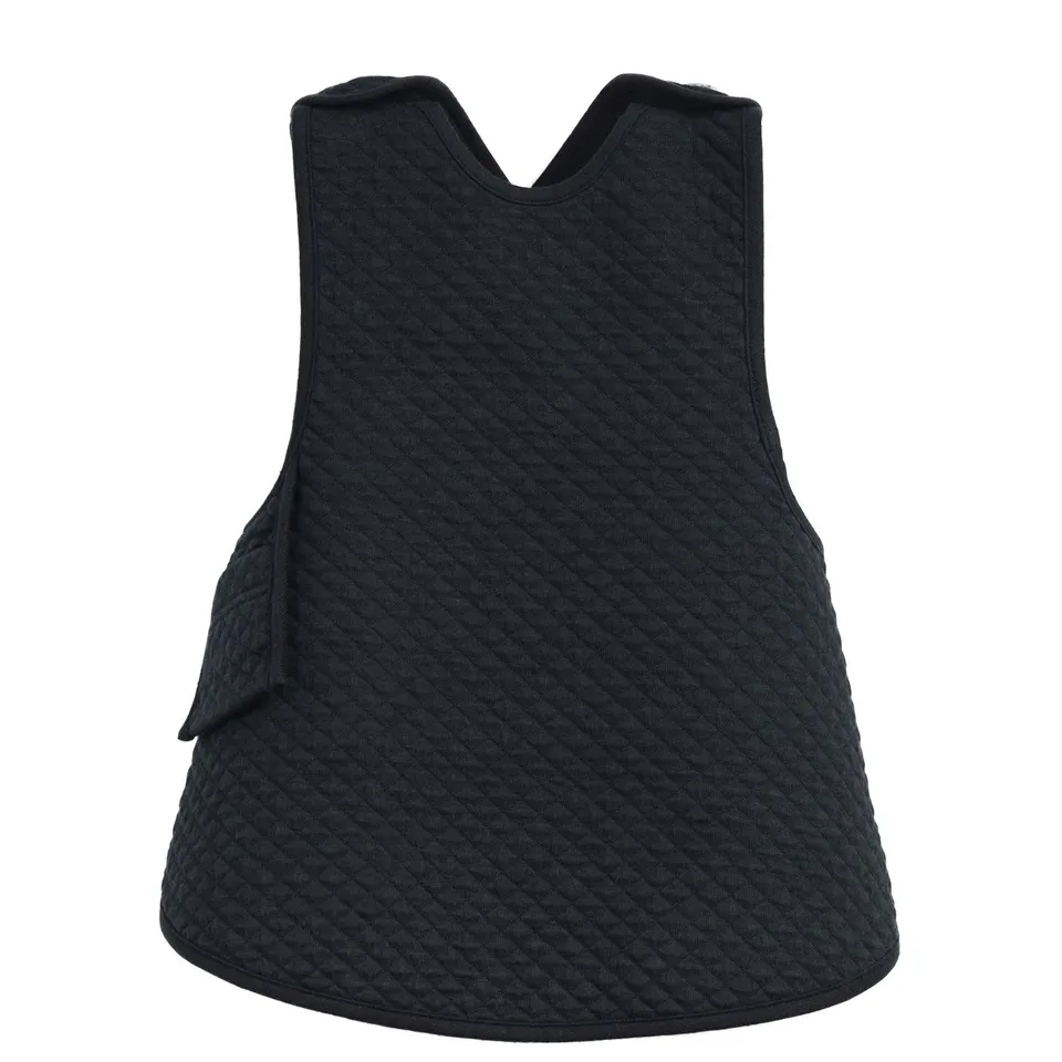 Infantium Victoria Baby Bib Vest Latz Schwarz Baumwolle