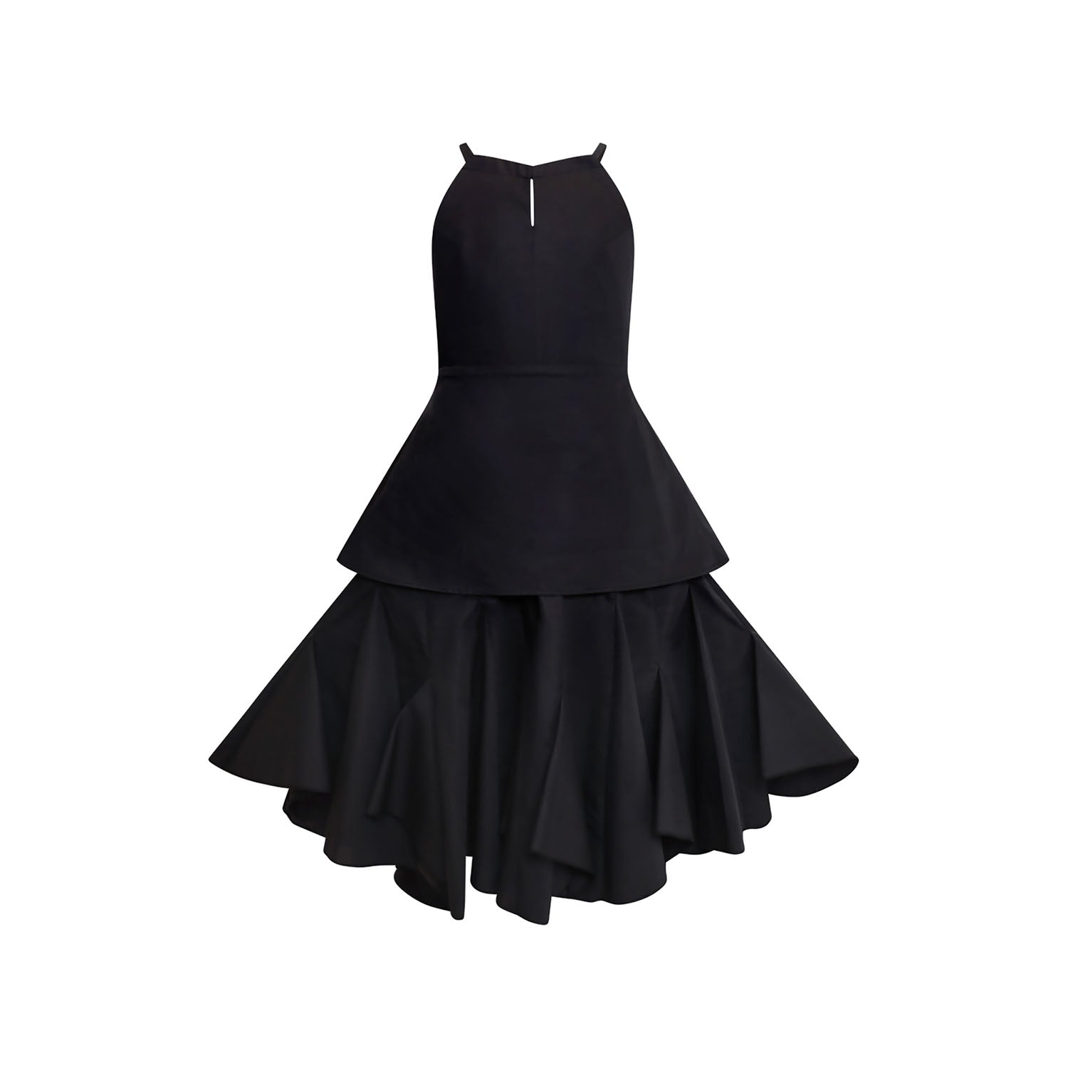 Infantium Victoria Zero Waste Mädchenkleid schwarz Bio-Baumwolle