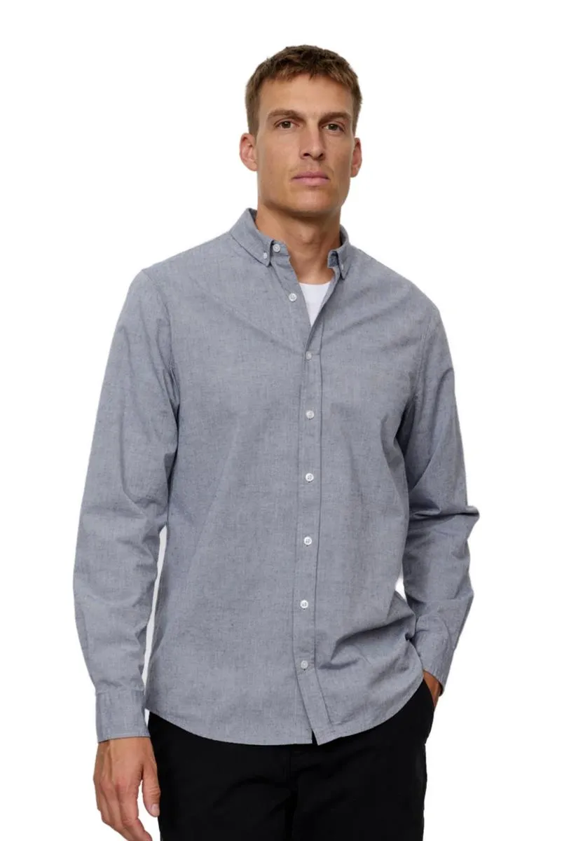 marlowe nature Shirt Corn Hemd blue Bio-Baumwolle